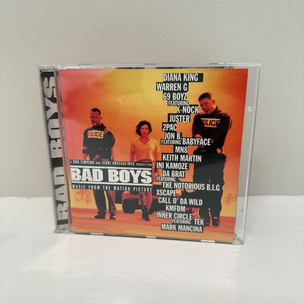 Bad Boys Motion Picture Soundtrack Music CD - 90s R&B Hip Hop
